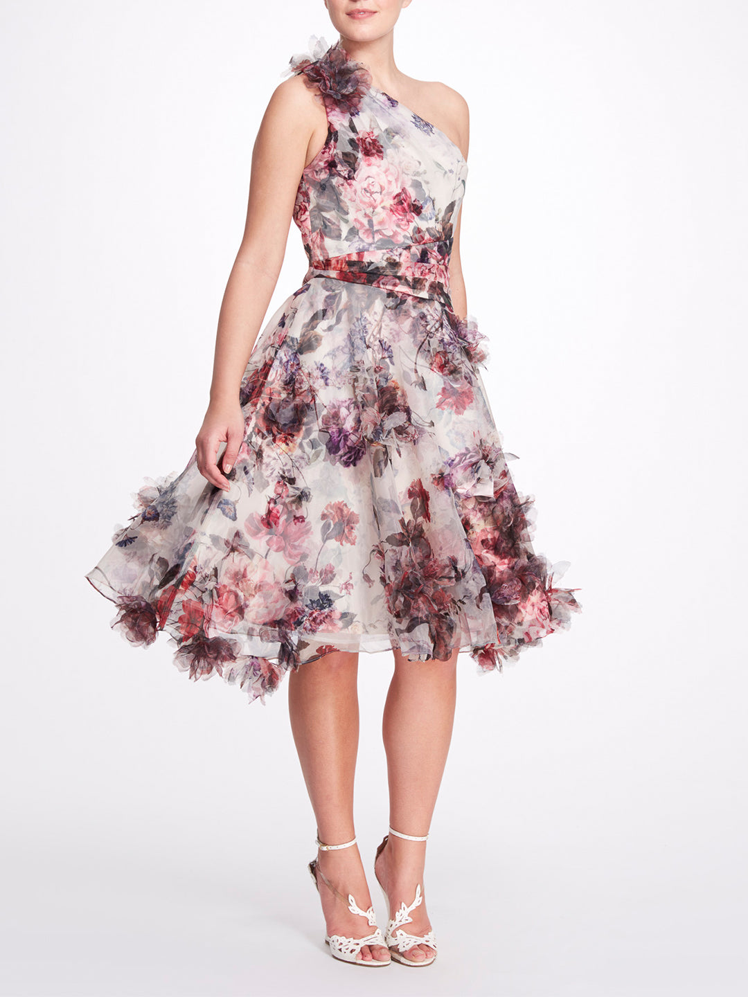 One Shoulder Cocktail Dress – Marchesa